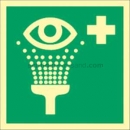 Fluchtschilder / Fluchtwegschilder: Augenspüleinrichtung nach ISO 7010 (E 011)